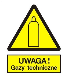 Znak Uwaga gazy techniczne 225x275 PB