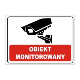 Znak 19 Obiekt monitorowany 25x35 PB
